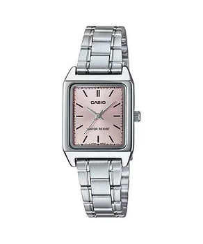 Жіночий наручний годинник Casio LTP-V007D-4E, кварцовий, сталевий браслет, водозахист 30 м