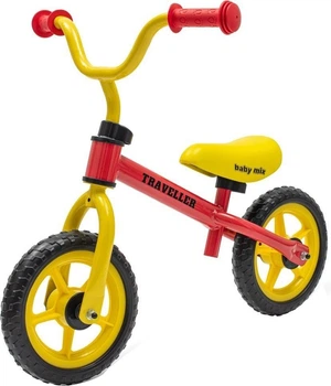 Rowerek biegowy Baby Mix Traveller Czerwono-żółty 15111 (8596164151112)