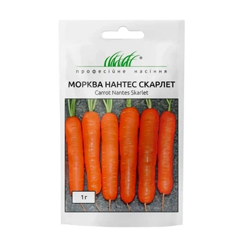 Морковь Нантес Скарлетт ранняя, 1 г
