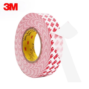 Двусторонняя лента 3M 55236 из нетканого полупрозрачного материала, термостойкая, 30 мм x 50 м, один рулон