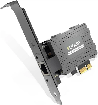 Сетевая карта EDUP EP-9602GS гигабитный сетевой адаптер PCI Express PCIe для ПК (19208)