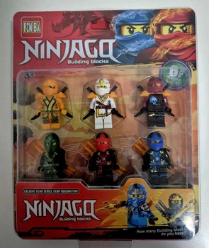 Набор фигурок Ниндзяго герои, фигурки Ninjago Heroes 6 штук