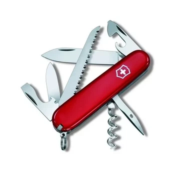 Швейцарський ніж Victorinox Camper універсальний для туризму активного відпочинку з багатьма функціями