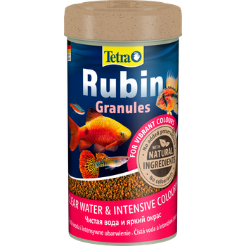 Корм Tetra Rubin Granules для аквариумных рыбок для яркости окраса гранулы 100 г/ 250 мл