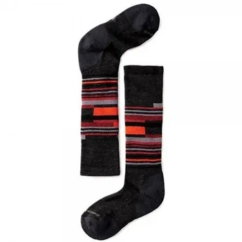 Носки детские Smartwool Wintersport Stripe Charcoal/Bright Orange, р.XS