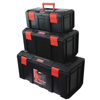 Набір ящиків для інструментів Haisser R-BOX 13"+16"+19" професійний для зберігання інструментів різного розміру