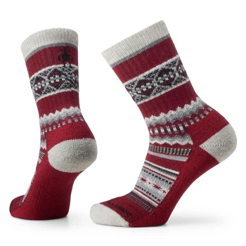 Носки мужские Smartwool Everyday Snowed In Sweater Crew, Tibetan Red, S