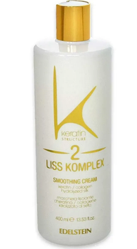 Выпрямляющий крем без формальдегид (фаза 2) Keratin Structure Liss Complex Smoothig Cream 400ml