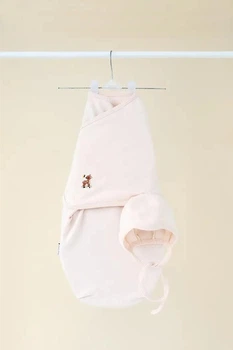 Європелюшка на липучках з шапочкою Mag baby Cozy, cream 0-3