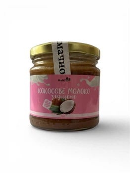 Згущене кокосове молоко без лактози MantEca 180 г класичне
