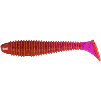 Силікон X-Fish Guddi Fat 3" Lox Rose Red & Black Flake (5шт/уп)