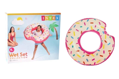 Надувной круг для плавания Пончик Intex Wet Set Collection 56265 диаметр 107 см
