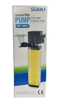 Фильтр для аквариума с аэрацией Sobo WP-5001, 2800 л/ч до 400 л.