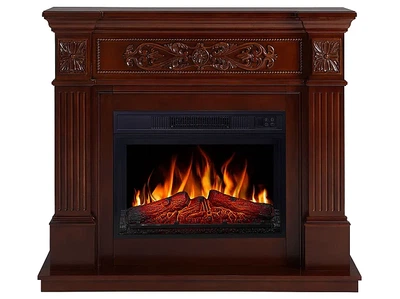 Каминокомплект ArtiFlame Toscana AF23S russet с эффектом живого огня со звуком и обогревом