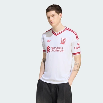 Чоловіче джерсі Liverpool FC 26/27 Away adidas KA6860 (XS) білий (4068804659868)
