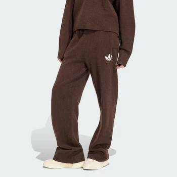 Жіночі штани ESSENTIALS KNIT adidas IA4437 (S) коричневий (4069991486381)