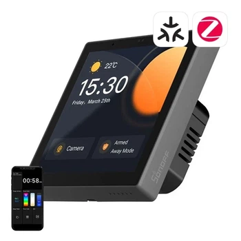 Панель керування розумним будинком Sonoff NSPanel Pro Black ZigBee 3.0 Wi-Fi 3.95"