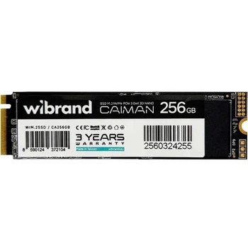 Накопичувач SSD M.2 2280 256GB Caiman Wibrand (WIM.2SSD/CA256GB)