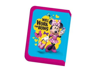 Пенал LEADER тканинний, 1 відділ. 2 відв. Disney MINI 21*13,5*4см. 930523