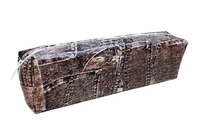 Пенал Josef Otten 1 відділення 19 х 5 х 4см Джинс Коричневий (DSCN0875)