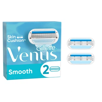 Сменные кассеты Gillette Venus Smooth 2 шт. (7702018490943/7702018495078)