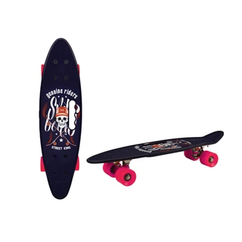 Пеніборд 24" Bambi SC20514 PU колеса, з ручкою Рожевий