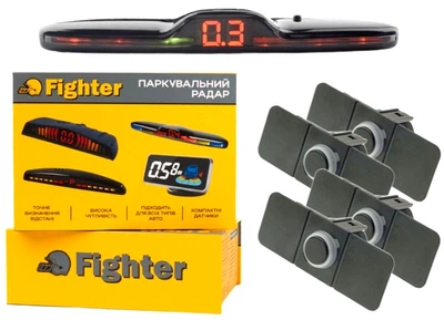 Парковочный радар Fighter FPS-4DS Black