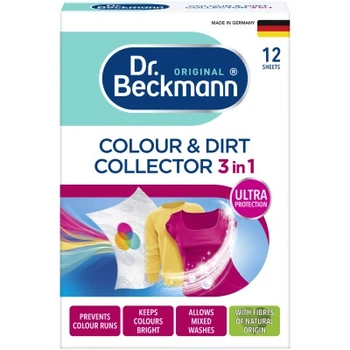 Серветки для прання Dr. Beckmann Пастка для кольору та бруду 12 шт.