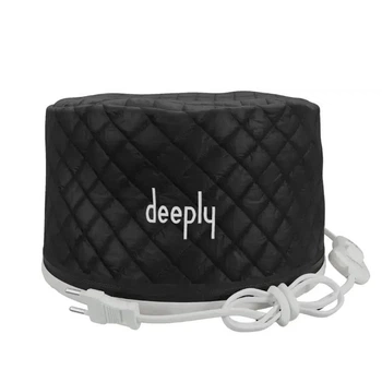 Электрическая термошапка deeply electric hat с 2 режимами работы для повышения эффективности процедур и масок для волос Черный