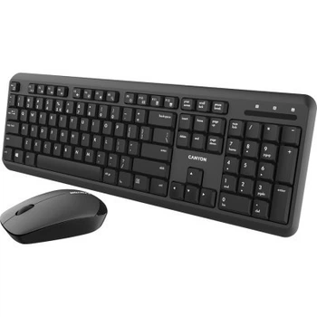 Комплект Canyon SET-W20 Velvet Wireless Silent UA Black