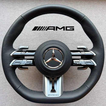 Кермо AMG Mercedes натуральна шкіра, пелюстки, шкіряна подушка ARBAG