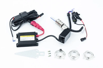 Лампа фары XENON BA20D AC/DC 8000K компакт