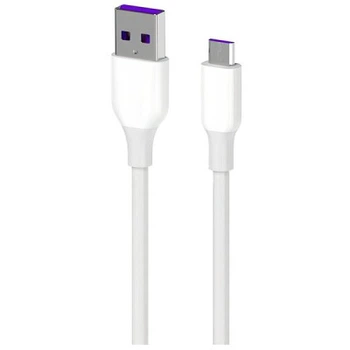 Дата кабель USB 2.0 AM to Micro 5P 1.0m Glow white 2E