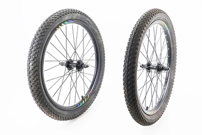 Велосипедні колеса 20" переднє+заднє з шинами WANDA, диск-гальмо, Viper