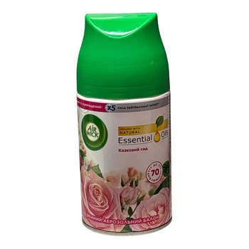 Сменный аэрозольный баллон к автоматическому освежителю воздуха Air Wick Freshmatic «Сказочный сад» 250 мл
