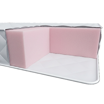 Матрас ортопедический Homefort «Soft Foam» 80х190 см Белый (367422612)