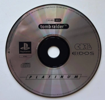 Диск для PlayStation 1 - Tomb Raider Platinum англ, Б/В