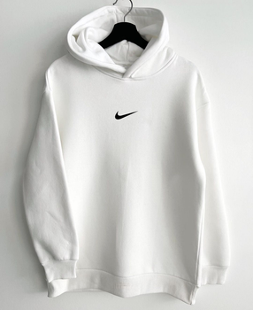 Худи Найк Мужское Белая Кофта С Капишоном Оверсайз Для Мужчины N - White XL (204992)
