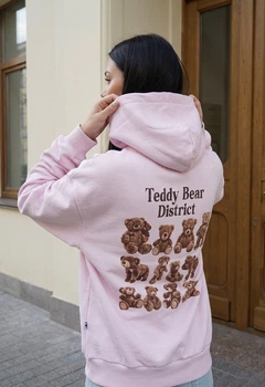 Женское Худи Стаф Розовый Оверсайз Staff Lav Bear Oversize XS (400908)