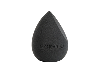 Спонж для макіяжу MY HEART чорний зі скосом