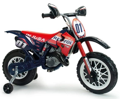 Motocykl krosowy na akumulator Injusa Repsol 6V Czerwony (67771) (8410964677712)