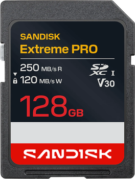 Карта пам'яті SanDiskExtreme Pro SD 128GB UHS-I (SDSDXXJ-128G-GSCIN)