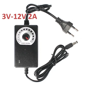 Блок питания с регулятором напряжения 3V–12V, 2A