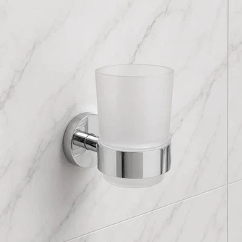 Склянка Devit Flow DFL21010401C з тримачем, колір хром