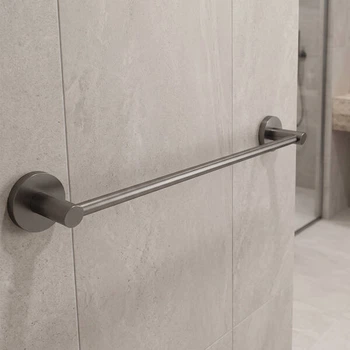 Тримач для рушників Devit Flow DFL21010101GM, 600мм, колір Gun Metal PVD