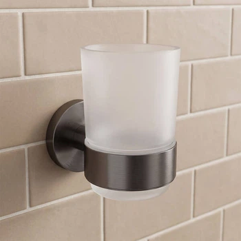 Склянка з тримачем Devit Flow DFL21010401GM, колір Gun Metal PVD