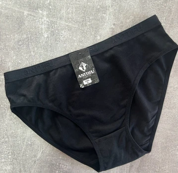 Трусы слип женские, Anttifu, Черный, 3XL