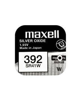 Батарейка серебряно-цинковая Maxell 192 LR41 АG3 SR41SW 384 392 1.55V (4278)