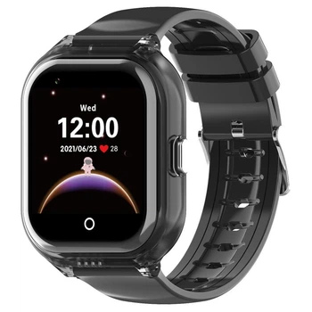 Дитячий смарт годинник Lemfo CT01 з GPS геолокацією, 4G SIM карткою та прослуховуванням Чорний