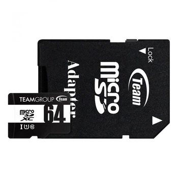 Карта памяти Team 64Gb microSDXC class 10 (TUSDX64GCL10U03) (23271)